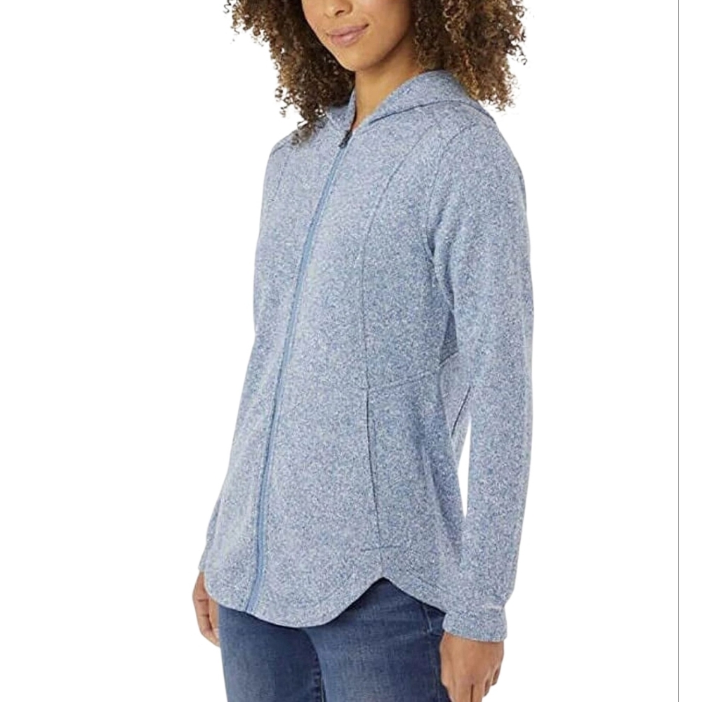 Eddie Bauer Radiayor Women's Blue Zip-Up Hoodie Jacket Size XL